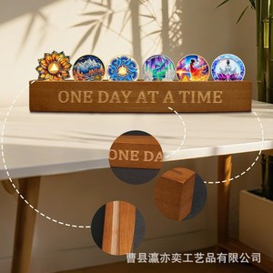 Yingyiyi Handicrafts Wooden Coin <b>Display</b> Rack Desk Organizer For Commemorative <b>Medals</b> And Awards Modern Simple Style - Product Image 3