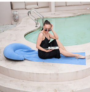 Colchoneta inflable para acampar, colchoneta compacta ultraligera para acampar, cojín para dormir con almohada, sofá inflable, colchón de aire - Product Image 3