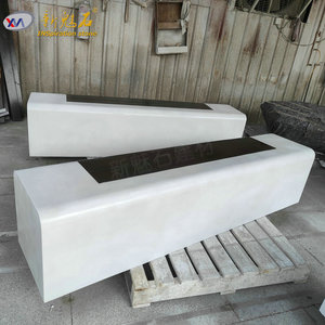 Nuevo Banco de Hormigón Magic Stone para Exteriores, Asientos Públicos para Paisajes, Material UHPC GRC de Alto Rendimiento - Product Image 1
