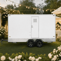 Unité Sanitaire Mobile Autonome avec Pompe à Eau Manuelle Antidérapante pour Chantiers de Construction de Lignes Électriques