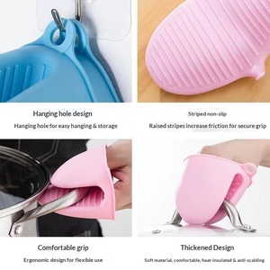 Gants en silicone antidérapants et résistants à la chaleur avec texture, vente en gros du fabricant, résistants à la traction - Product Image 4