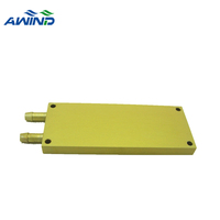Disipadora electrnica de aluminio pc bloc de refroidissement par eau en cuivre refroidisseur pour cpu plaque froide liquide avec soudage par friction-malaxage
