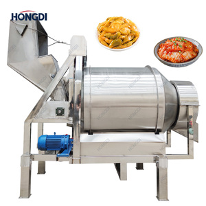 Mélangeur-disperseur à tambour rotatif en acier inoxydable avec moteur pour la transformation de la sauce chili marinée et des céréales, capacité de 1000 L - Product Image 1