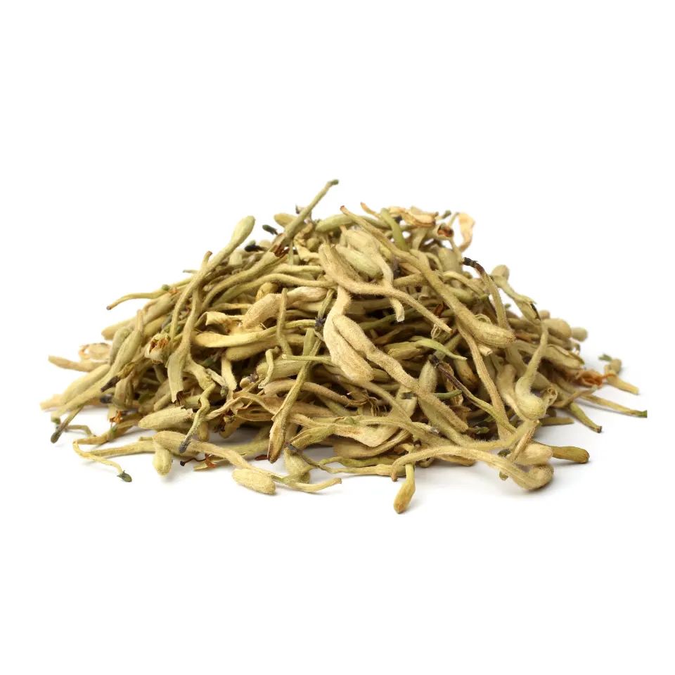 OEM LOGO Jin Yin Hua Top Quality Herbal Flower Tea Honeysuckle Flower Tea