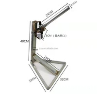 Meilleure vente ménage Portable main ail racine Concave Cutter/coupe manuelle de la racine d'ail Machine