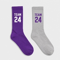 Chaussettes de sport douces et confortables avec logo personnalisé, idéales pour la salle de sport, l'entraînement, la marche et les occasions décontractées