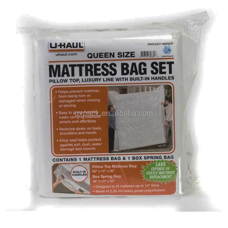 Pillow Top Queen Mattress Bag Moving Storage CoverためMattressまたはBox Spring 99 × 60 × 17インチ