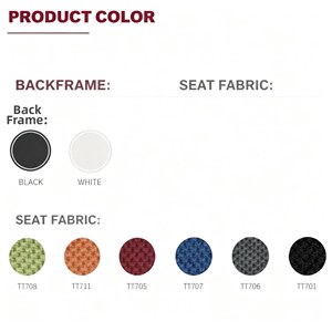 Sedia da Formazione Mobile Moderna con Tavoletta <span class=keywords><strong>Scrittoio</strong></span> - Sedia da Studio Regolabile per Aula, Sala Conferenze, Arredamento Scolastico - Product Image 5