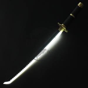 <span class=keywords><strong>Noir</strong></span> Cool One Piece <span class=keywords><strong>Katana</strong></span> Épées Enfants Anime Cosplay Roronoa Zoro Led Épées Jouet - Product Image 1