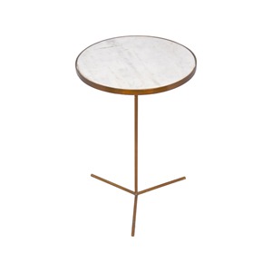 Round Top Marble Cafe <b>Table</b> with <b>Gold</b> Metal Base New Design Metal Frame Living Room Furniture Side <b>table</b> - Product Image 1