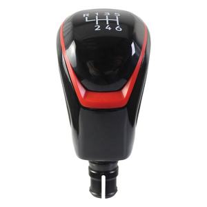Nouveau pommeau de levier de vitesses noir et rouge pour VW MK8 Jetta Caddy Polo Tiguan <span class=keywords><strong>Taigo</strong></span> Tarraco, cadre chromé, pommeau de levier de vitesses pour <span class=keywords><strong>Golf</strong></span> 8 5 6 vitesses - Product Image 3