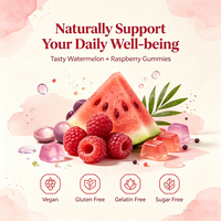 Gummies de Resvératrol à Marque Blanche OEM 98% Trans-Resvératrol avec Quercétine, CoQ10 et Vitamine C – Complément Quotidien pour le Soin Corporel