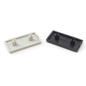 Cina produttore 4007 20*40 coperture terminali in plastica per profilo in alluminio in nero grigio vendita diretta in fabbrica a buon mercato di alta qualità - Product Image 2