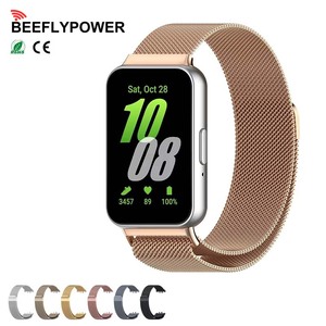 Correa Milanese BEEFLYPOWER, Accesorio de Pulsera de Acero Inoxidable para <span class=keywords><strong>Samsung</strong></span> Galaxy <span class=keywords><strong>Fit</strong></span> <span class=keywords><strong>3</strong></span> - Product Image 1