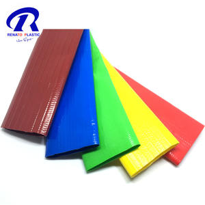 Haute pression 8 bar 10 bar couleur rouge couleur bleue PVC tuyau plat pour l'irrigation dans les pompes à eau de ferme - Product Image 2