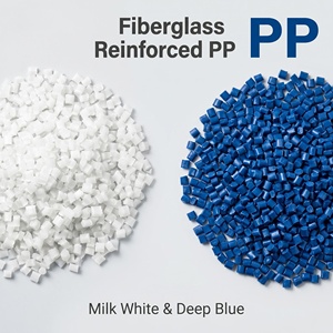 Granulés de PP renforcés de fibre de verre, blanc laiteux, bleu foncé, qualité moulage par injection, pièces automobiles - Product Image 1