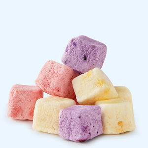 مكعبات زبادي بنكهة الأناناس بنكهة الفراولة مجففة مجمدة أصلية عبوة تجفيف FD منتج مجفف زبادي - Product Image 1