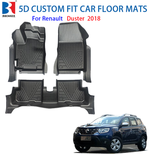 Factory Direct 5D TPE Custom Fit Car Floor Mats for Renault <strong>Duster</strong> 2018 LHD All Weather Anti Slip Floor Liners - Product Image 1