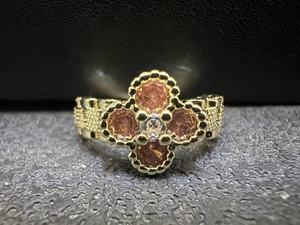 Edelstahl-<span class=keywords><strong>Ring</strong></span> mit Rosa Diamanten, Trendiges Hochzeitsgeschenk für Damen & Herren, Modisch und Vielseitig im Klassischen Stil - Product Image 2