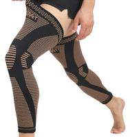 Manchons de compression longs pour jambes entières, protège-jambes pour l'arthrite, le cyclisme, le sport, le football, réduit les varices
