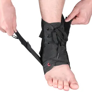 Adjustable Lace Up Ankle Brace Ankle Foot Orthosis Support For Sport