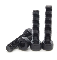 Vis à tête cylindrique à six pans creux DIN912 M30 M33 M36 M39 M42 M45 M48, filetage fin, acier allié oxydé noir, grade 12.9