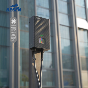 Chargeur EV à écran tactile de 3.5 pouces 11kw Stations de charge murales 16A 3 phases <span class=keywords><strong>E</strong></span> v pour usage commercial - Product Image 2