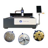 Harga Mesin Pemotong Laser Fiber Logam Stainless Steel Jinan LEEDER CNC 1500w 3000w 6000w 1530