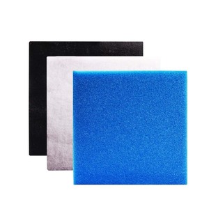 Algodón filtrante bioquímico Gzcoral para purificación de agua de acuario, fieltro filtrante en capas negro y azul de 10 cm de grosor - Product Image 3
