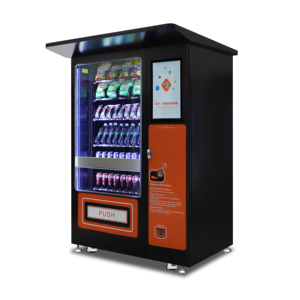 Distributeur automatique réfrigéré extérieur XY avec écran <span class=keywords><strong>de</strong></span> 22 pouces, 10 compartiments, backend cloud, certifié CE, SDK personnalisable, télécommande - Product Image 2