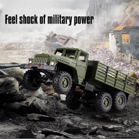PANDAS Jouet de camion militaire moulé sous pression en alliage intégral, modèle de véhicule de l'armée, cadeau pour garçons, enfants, jouets de voiture en métal à inertie simulée
