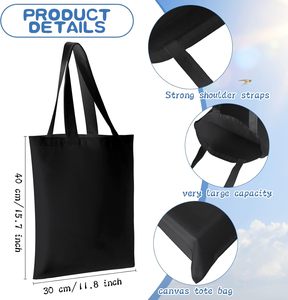 Bolsa de Lona Ecológica Reutilizable con Logotipo Personalizado para Niñas, Bolso Cruzado de Hombro, Bonito y Sencillo para Estudiantes - Product Image 2