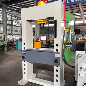 Prensa Hidráulica Manual de Tres Vigas, Buen Precio en China, JMDY80/25, 80 Toneladas, Controlada por PLC, 380V, para Trabajos en Metal - Product Image 1
