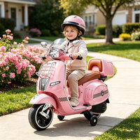 Moto électrique pour enfants 12V HT 1383-2A avec phare LED, roues d'apprentissage, télécommande et démarrage progressif – Vente en gros