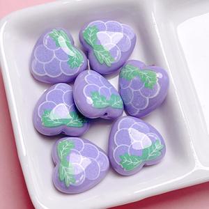 प्लास्टिक ऐक्रेलिक बीड प्यारा फल पसंद स्ट्रॉबेरी वाटरमेलन ऐक्रेलिक कंगन गहने बनाने के लिए - Product Image 2