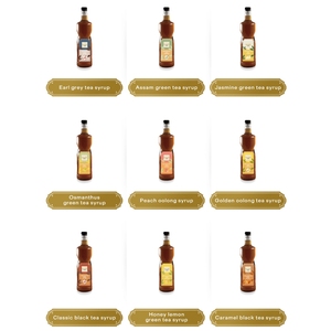 Sirop de thé aromatisé au thé vert au jasmin, certifié ISO 9001, facile à préparer, pour les cocktails. - Product Image 6
