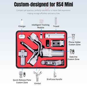 Étui étanche IP67 pour stabilisateur DJI RS <span class=keywords><strong>4</strong></span> Mini, boîte de rangement antichoc et anti-chute, étui de transport étanche et anti-poussière - Product Image 4