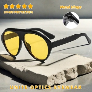 Gafas de Sol de Moda 2026, Tendencias Más Recientes, Gafas de Sol de Gran Tamaño Retro con Logotipo Personalizado, Marca Privada, al por Mayor, para Hombre y Mujer - Product Image 3