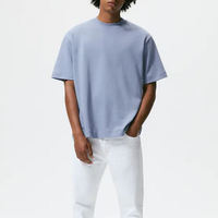 Herren Hochwertiges 100% Schweres Baumwoll-T-Shirt Übergroßer Schnitt Anpassbares Blanko-Shirt für DTG-Druck & Siebdruck