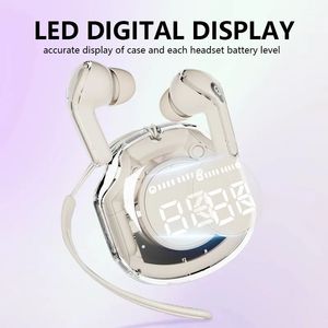 Écouteurs sans fil intra-auriculaires Bluetooth Air39 Air <span class=keywords><strong>39</strong></span> personnalisés multicolores, transparents, avec écran LED tendance, coque <span class=keywords><strong>en</strong></span> cristal, pour <span class=keywords><strong>le</strong></span> gaming - Product Image 6