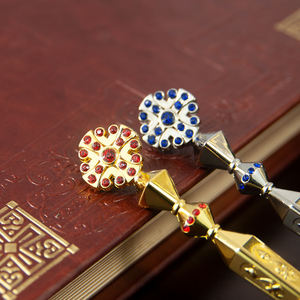 HT Church Produkt herstellung Orthodoxer Heiliger Vater Bischof Taufe Zubehör Vergoldete Stift form Kirche Sprinkler - Product Image 6