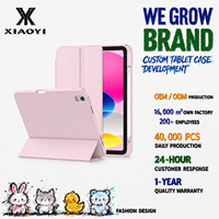 Casing Pintar Baru untuk Apple iPad Mini 6/7, Tahan Lama, Bahan PU+TPU+PC Lunak, Penutup Lipat Kulit, Pelindung Tablet