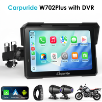 Carpuride W702 Plus Reproductor Multimedia para Motocicleta con Carplay, Plug and Play para CFMOTO 450MT Royal Enfield Himalayan 450, Pantalla IPS de 7 Pulgadas