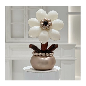 Bán Buôn Hạnh Phúc Sinh Nhật Đảng Trang Trí Helium Pastel Hoàng Hôn Màu Trắng Xanh Màu Xanh Lá Cây Hoa Oải Hương Bóng Bay Cao Su - Product Image 5