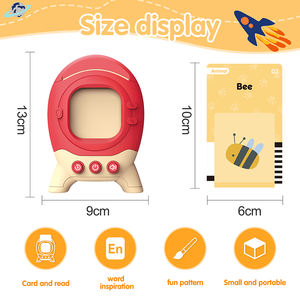 Giocattolo Educativo con Carte Parlanti a Forma di Razzo, Carte Flash Cognitive per l'Apprendimento dell'Inglese e degli Animali per Bambini - Product Image 6