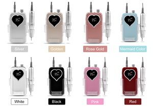 Máquina de manicura eléctrica portátil sin escobillas recargable con juego de brocas OEM ODM - Product Image 2