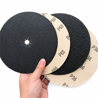 Disque de ponçage pour sols Edger P16-P400, grain grossier à fin, carbure de silicium, pour le décapage de peinture, le polissage et la préparation des surfaces