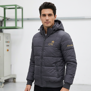 Chaqueta Cortavientos Formal Unisex Personalizada con Tela de Alto Rendimiento, Diseño Moderno para Exteriores, Chaqueta Acolchada con Logotipo Bordado en la Parte Delantera - Product Image 1