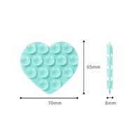 Coque de téléphone en silicone à ventouse double face avec support détachable – Support mains libres à forte adhérence pour selfies et vidéos