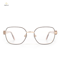 Montures de lunettes en métal de style rétro ODM/OEM prévention de la rouille pour les femmes pour l'intérieur et l'extérieur fabriquées par un spécialiste des lunettes